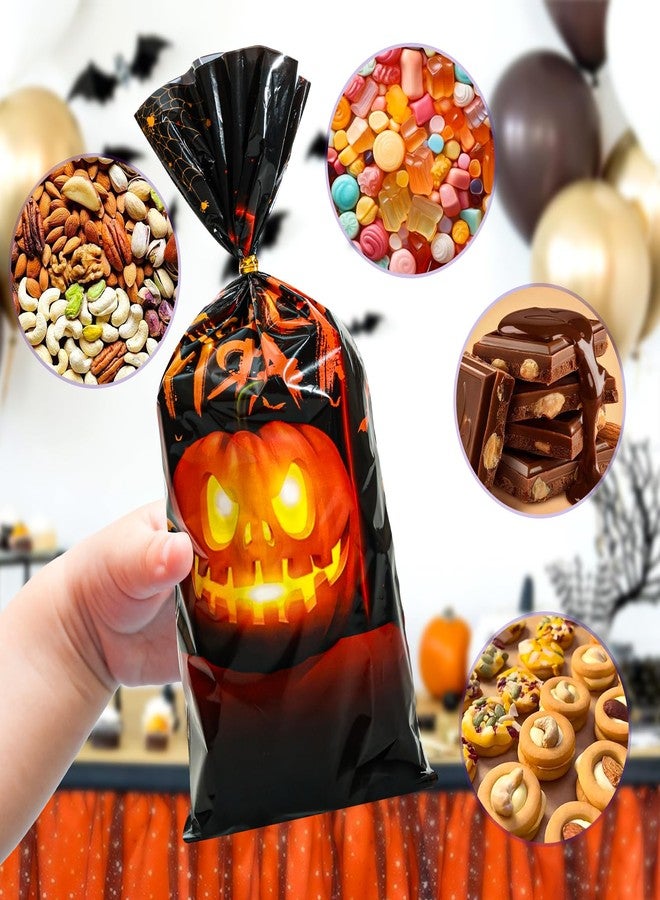 GoClimber 120 PCS Halloween Treat Bags, Halloween Candy Bags for Party Favors, Trick or Treat, Hallowen Gift Party Supplies - Image 5