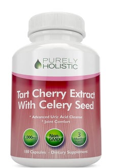Purely Holistic Tart Cherry Extract Capsules 1,000Mg 180 Capsules  - Image 1