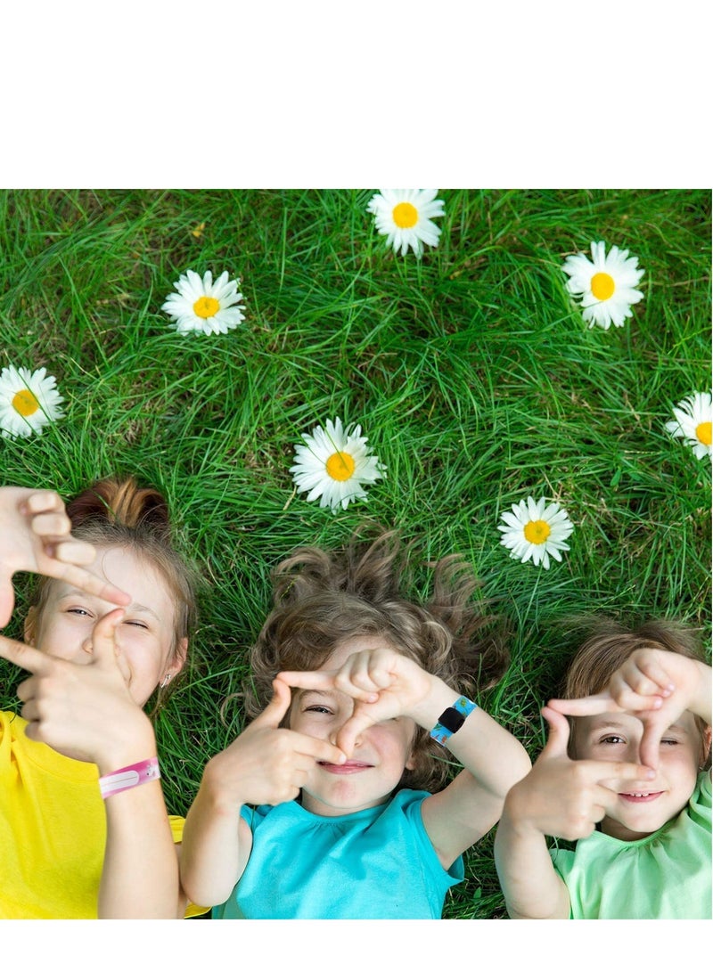 SYOSI 16 Pieces Children Safety ID Wristband Reusable Identification Bracelet Adjustable Waterproof Bands for Boys and Girls, (Cool Style) 8 Styles - Image 2