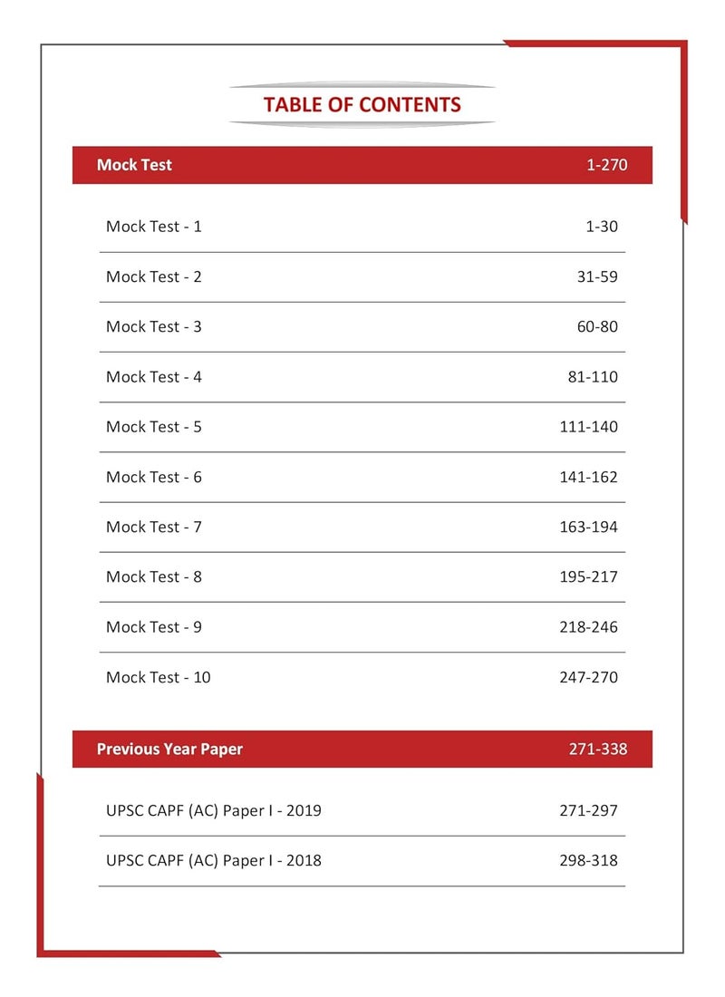 UPSC CAPF AC (Assistant Commandant) Paper-1 Exam 2024 (English Edition) - 10 Full Length Mock Tests and 3 Previous Year Papers (1600 Solved Questions) with Free Access to Online Tests  - Image 3