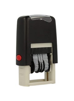 ExcelMark Received Excelmark Selfinking Rubber Date Stamp Compact Size Red Ink  - Image 5