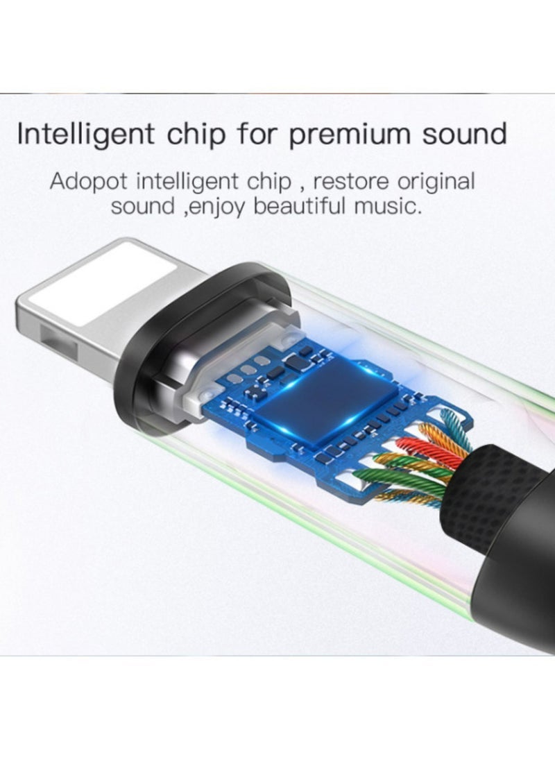 Yesido YAU21 3.5mm AUX Audio Adapter Cable – 10CM Aux to Audio Adapter for iPhone, High-Fidelity Sound, Durable Connector, Compatible with Headphones, Speakers, Car Stereo & More – Compact & Lightweight - Image 4