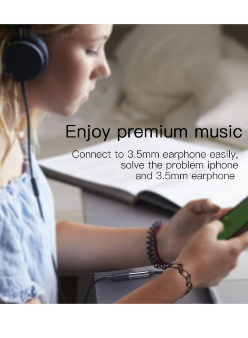 Yesido YAU21 3.5mm AUX Audio Adapter Cable – 10CM Aux to Audio Adapter for iPhone, High-Fidelity Sound, Durable Connector, Compatible with Headphones, Speakers, Car Stereo & More – Compact & Lightweight - Image 3