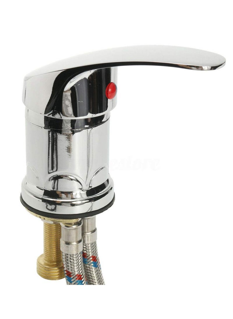 KASTWAVE - Shampoo Faucet Set, Zinc Alloy Salon Shampoo Bowl Faucet and Sprayer Kit with Spray Hose, Home Durable Salon Spa Hot Cold Mixer Shower Shampoo Bowl Replacement Part Set - Image 1