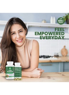 Whole Nature Moringa Capsules 800Mg Organic Moringa Oleifera Leaves Powder Superfood Greens Pure Moringa Pills Is A Vegan Nongmo Energy Booster And Immune Support Supplement (1)  - Image 5