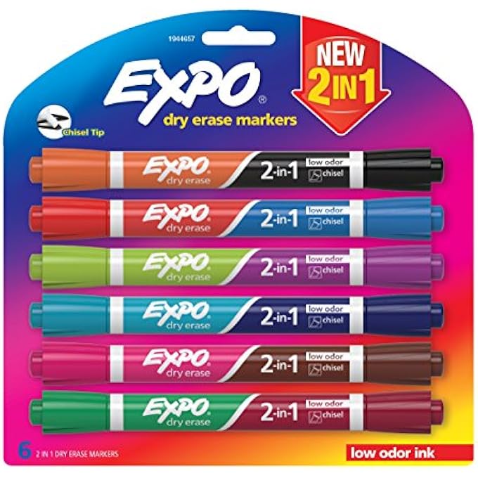 Expo 2-IN-1 DRY ERASE MARKERS - Image 1