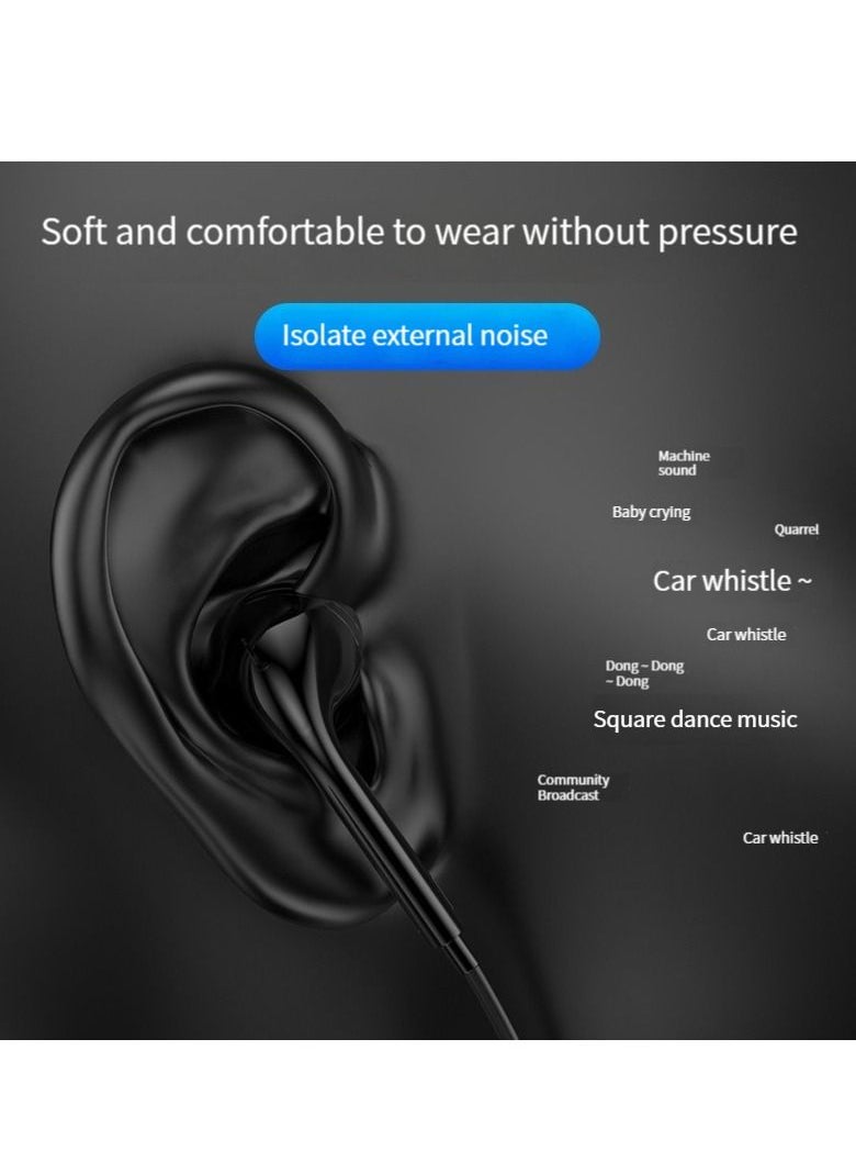GELESE - GELESE wired headset Typ-c interface is suitable for Android mobile phone in-line game headset - Image 1