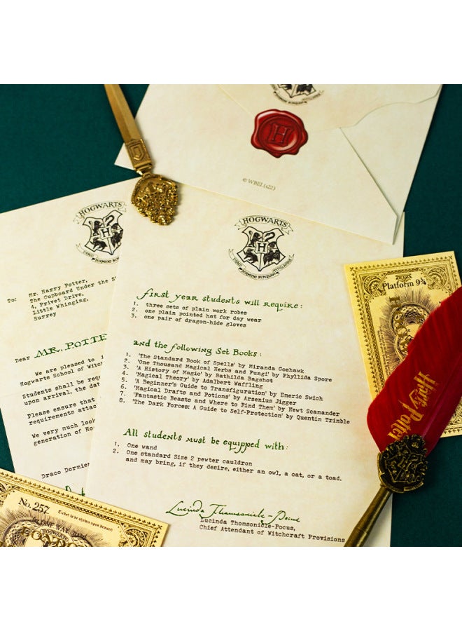 هاري بوتر 20 رسالة قبول مستوحاة من هاري بوتر إشعار قبول هوغوورتس إكسسوارات تنكرية لمدرسة السحر - Image 3