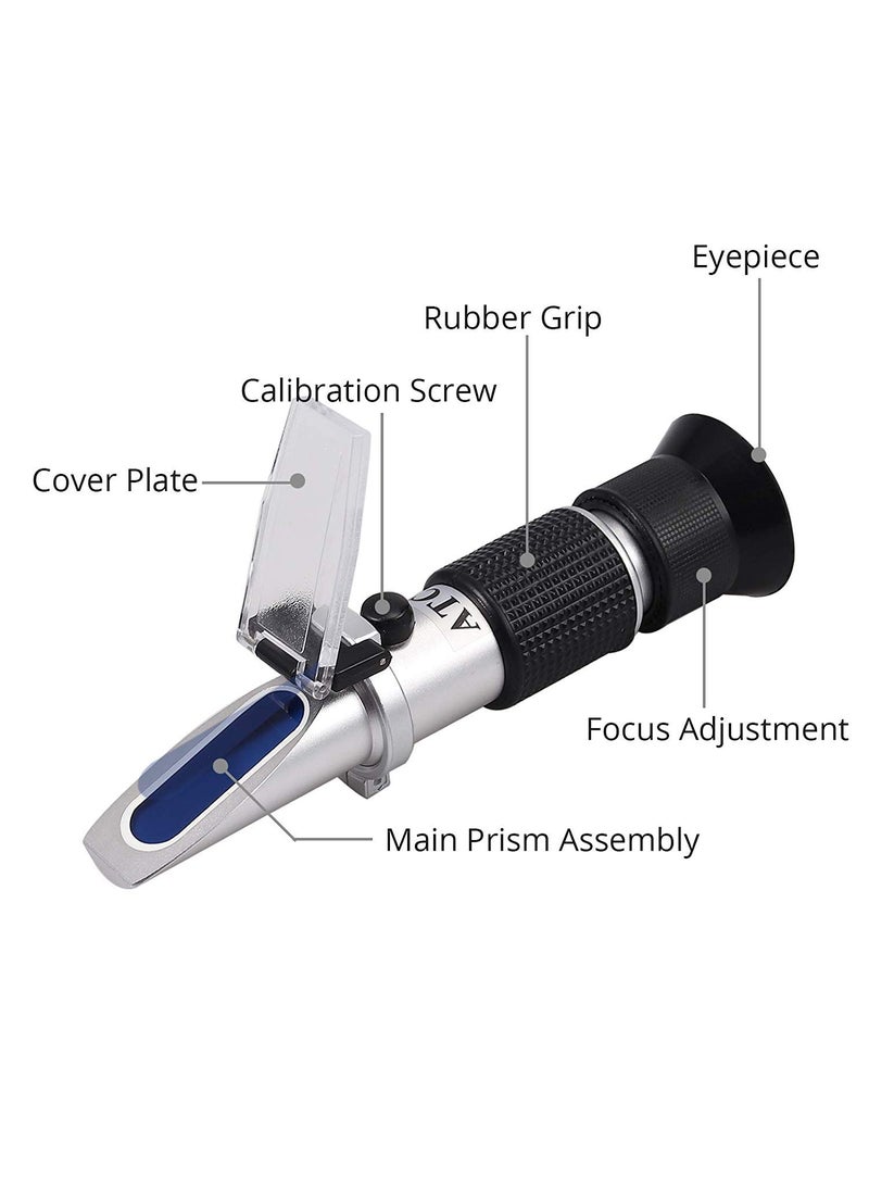 AUTOUTLET AUTOUTLET 3-in-1 Honey Refractometer for Honey Moisture, Brix and Baume, 58-90% Brix Scale Range, Honey Moisture Tester with ATC, Ideal for Honey, Milk, Sugar Syrup, Fruit jam and Molasses, Beekeepers  - Image 3