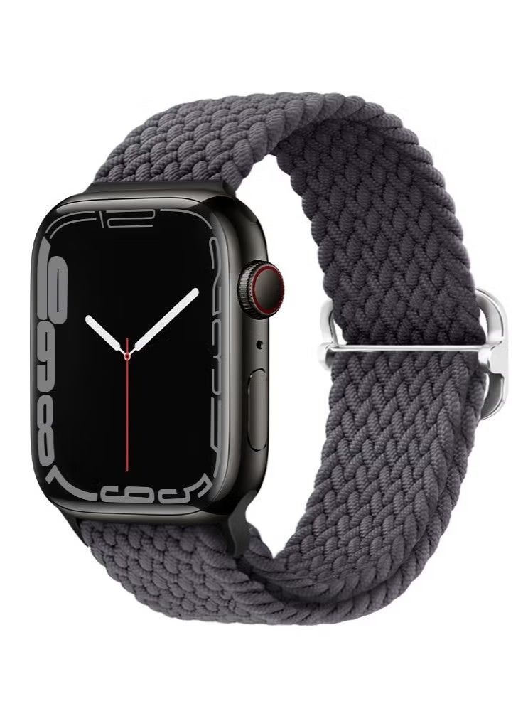 سوار بديل من النايلون لساعة iWatch Series 10/11 مقاس 46 مم، متوافق مع سوار iWatch مقاسات 49 مم، 45 مم، 44 مم، 42 مم، سوار رياضي بديل لساعات iWatch Series 9، 8، 7، 6، 5، 4، Ultra 2، Ultra 3، Ultra SE، SE 2، SE 3