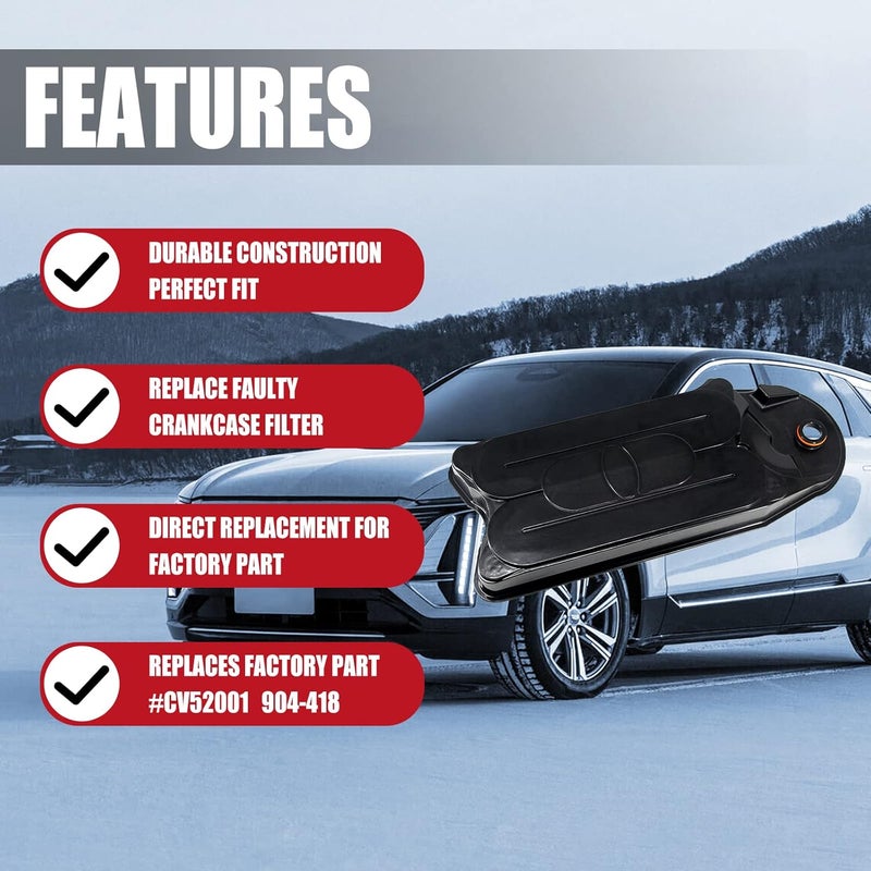 FEXON عنصر تنفس فلتر تهوية علبة المرافق FEXON CV52001 لسيارات كامينز CCV - متوافق مع دودج رام وفورد F650/F750 - Image 2