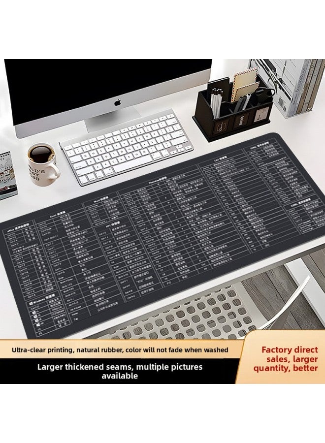 Mouse Pad Super Large Secondary FPS Game Special E-sports Keyboard Pad Office Shortcut Key Desk Pad 