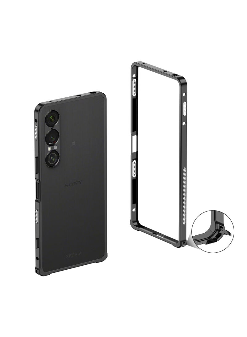 general Metal Cooling Case Compatible with Sony Xperia 1VII (7th Gen) (2025), Rugged PC Frame Case Slim and Lightweight Shockproof Case - Image 1