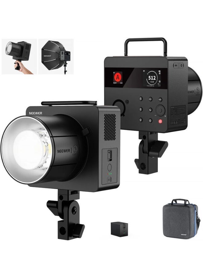 نيوير Q6 600Ws 2.4G TTL HSS Outdoor Studio Flash - Image 1