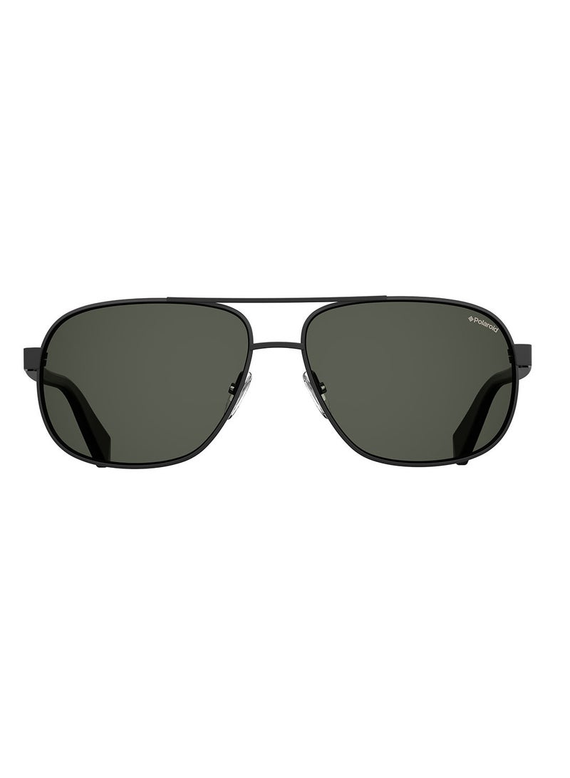 Polaroid Polarized Navigator Eyewear Sunglasses PLD 2059/S      MTT BLACK 60 - Image 2