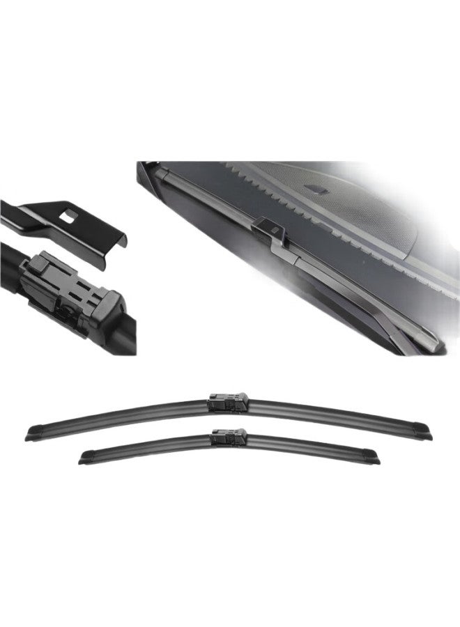 XUFENG Car Accessories (Xufeng) Honda Civic Wiper Blades For Models, Specialized Boneless Wiper Rubber Strips, Original Equipment, One Pair - Image 1