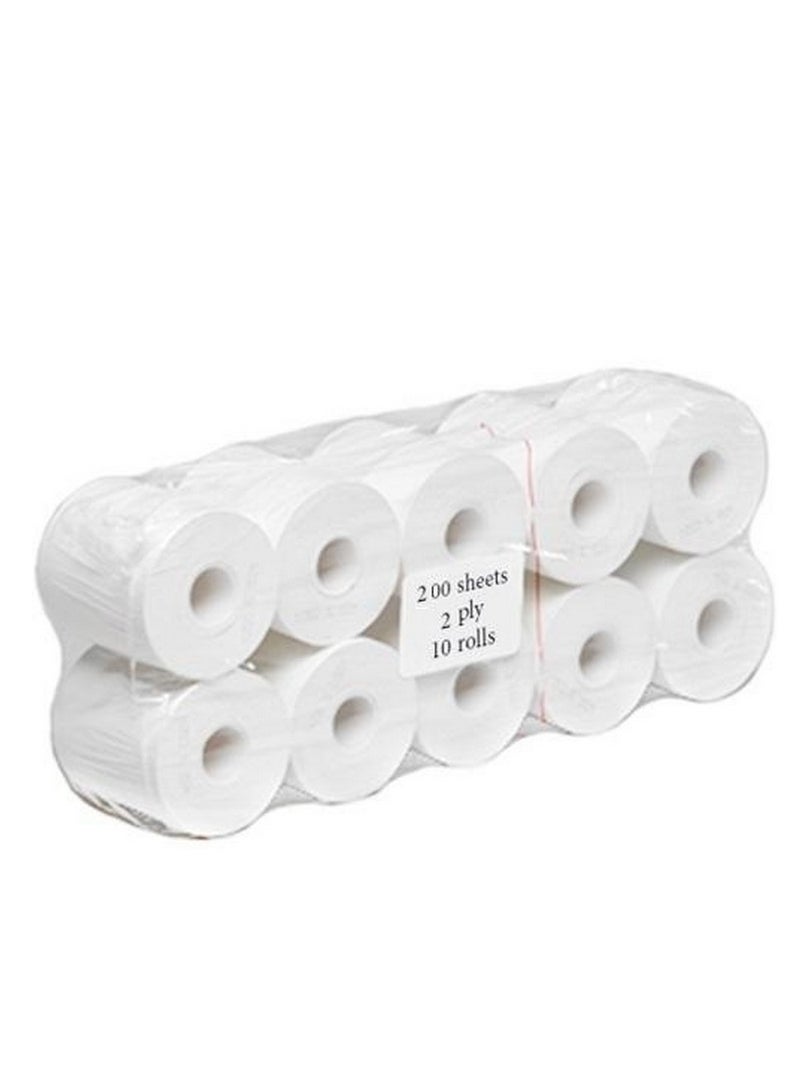 Samar Toilet Roll 2 Ply 200 Sheets 10 Rolls - Image 2