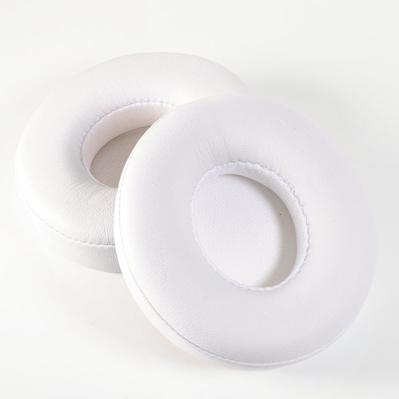 Suitable for beats earmuffs solo2.0 earmuffs solo2 Wireless bluetooth headphone sleeve solo3 sponge sleeve Bluetooth version SOLO2/SOLO3 universal | 1 white - Image 1