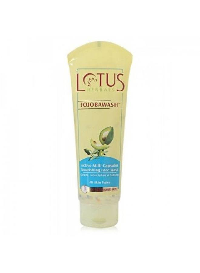 LOTUS HERBALS Jojobawash Active Milli Capsules Nourishing Face Wash | For All Skin Types | 80Ml  - Image 2