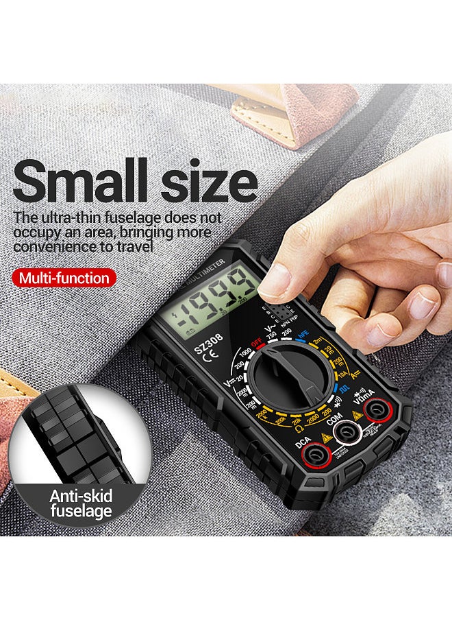 ANENG - SZ308 Digital Multimeter Square Wave Digital Tester 1999 Counts HFE Triode Buzzer Multimeter AC/DC Voltage DC Current Resistance Test Tool - Image 1