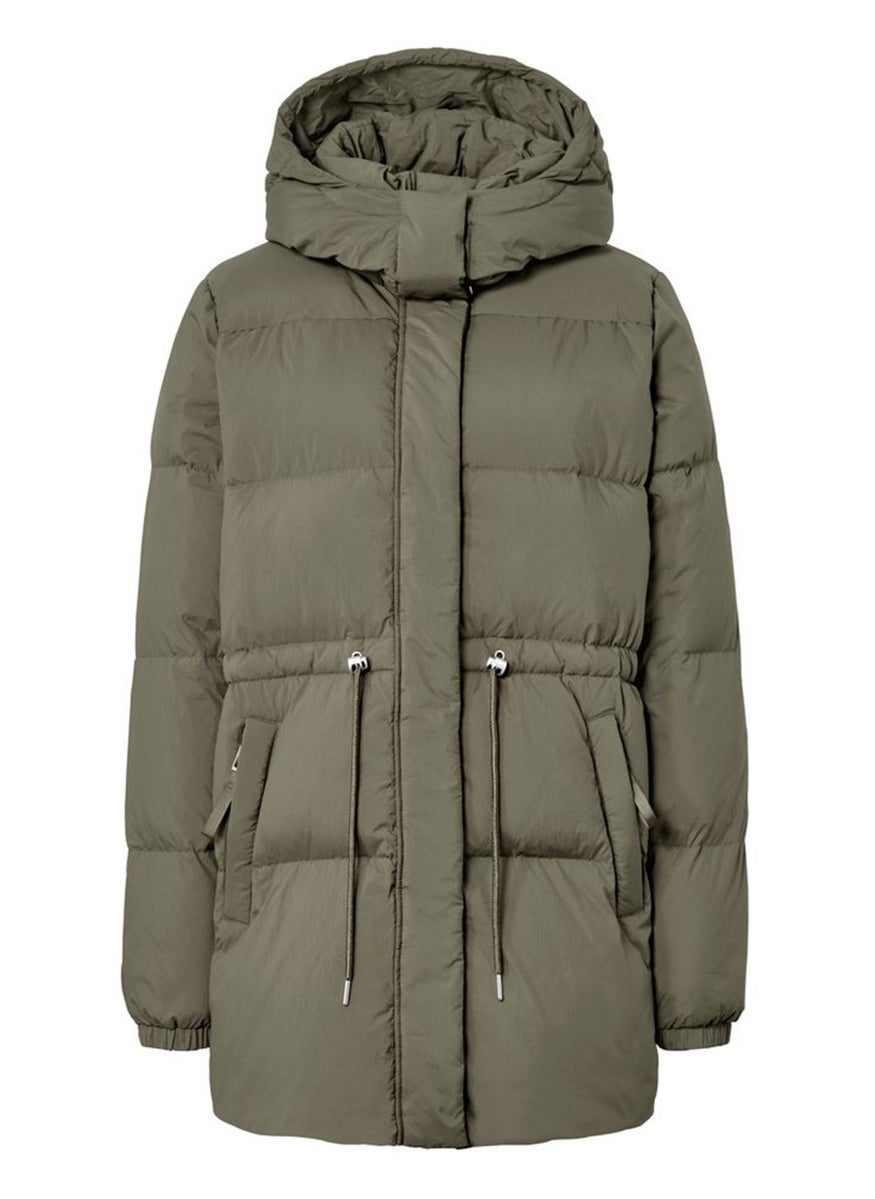 Women Quilted Hooded Jacket, Khaki - pzsku/ZBCC54A3C49A22A0DCFA3Z/45/_/1737642203/bf51c058-4732-4550-829f-650207d237c5