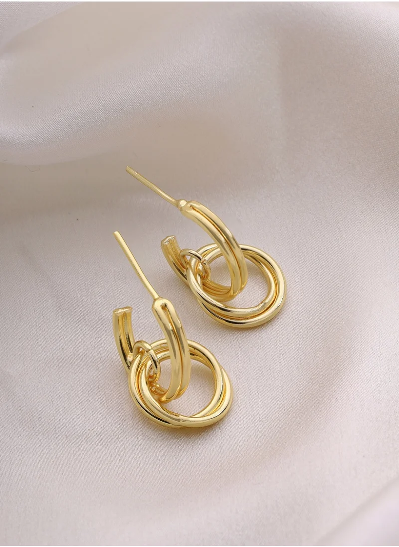 برياسي Circular Half Hoop Earrings