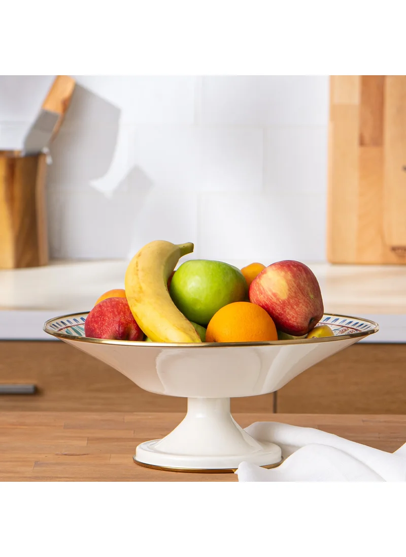 emsan Hasbahçe Enameled Fruit Bowl 32 cm