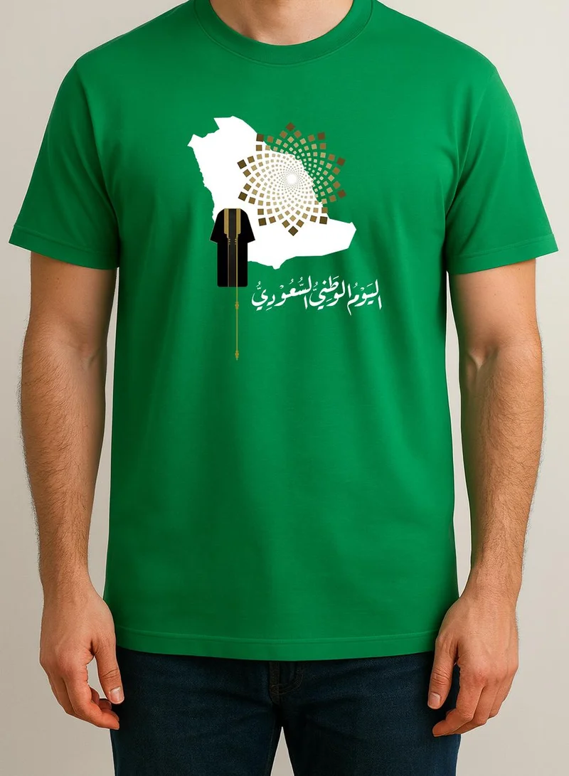 Lowha Cotton T-Shirt for Saudi National Day Celebrations for Women & Men
