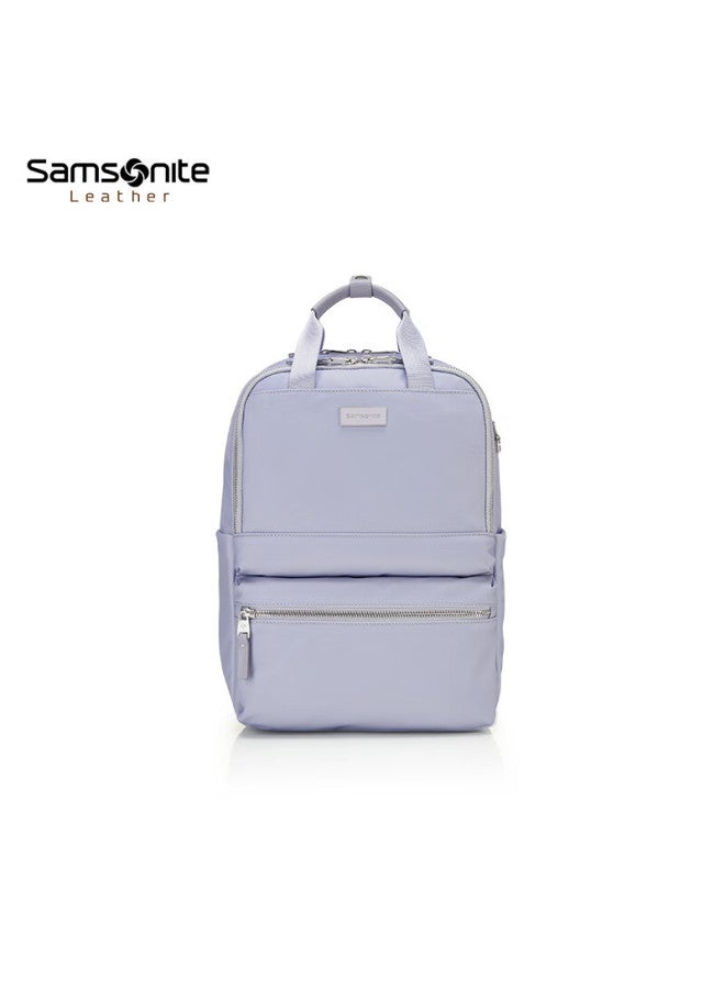 Samsonite Fashion Trendy Women's Handbag, Large Capacity Backpack, Light Purple Color, No0 New Year Valentine's Day Gift For Girlfriend