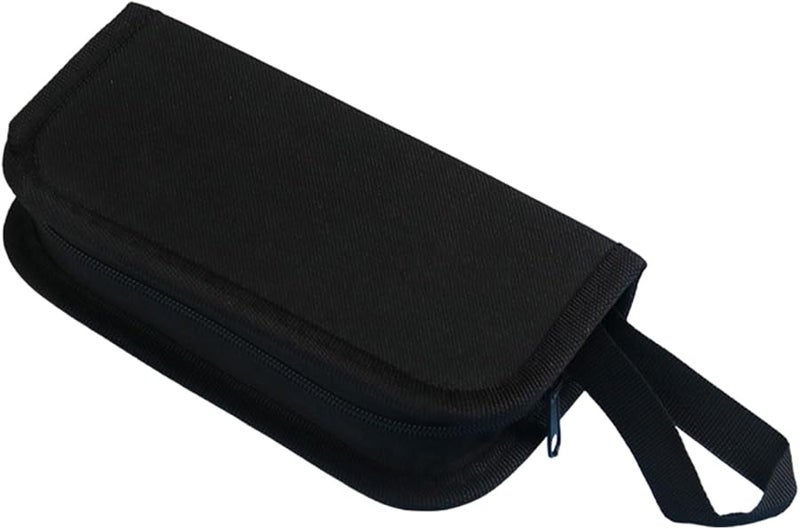 حقيبة أدوات أكسفورد مقاومة للماء السوداء، حقيبة تخزين محمولة متعددة الأغراض للأدوات المعدنية الصغيرة - Image 1