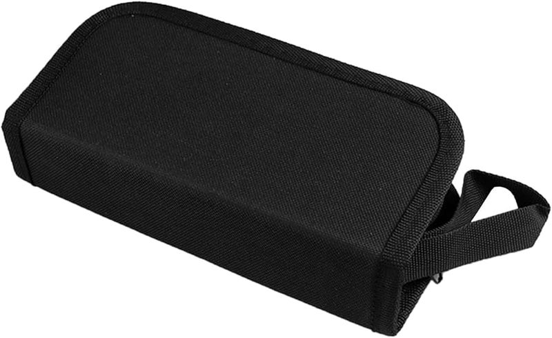 حقيبة أدوات أكسفورد مقاومة للماء السوداء، حقيبة تخزين محمولة متعددة الأغراض للأدوات المعدنية الصغيرة - Image 4