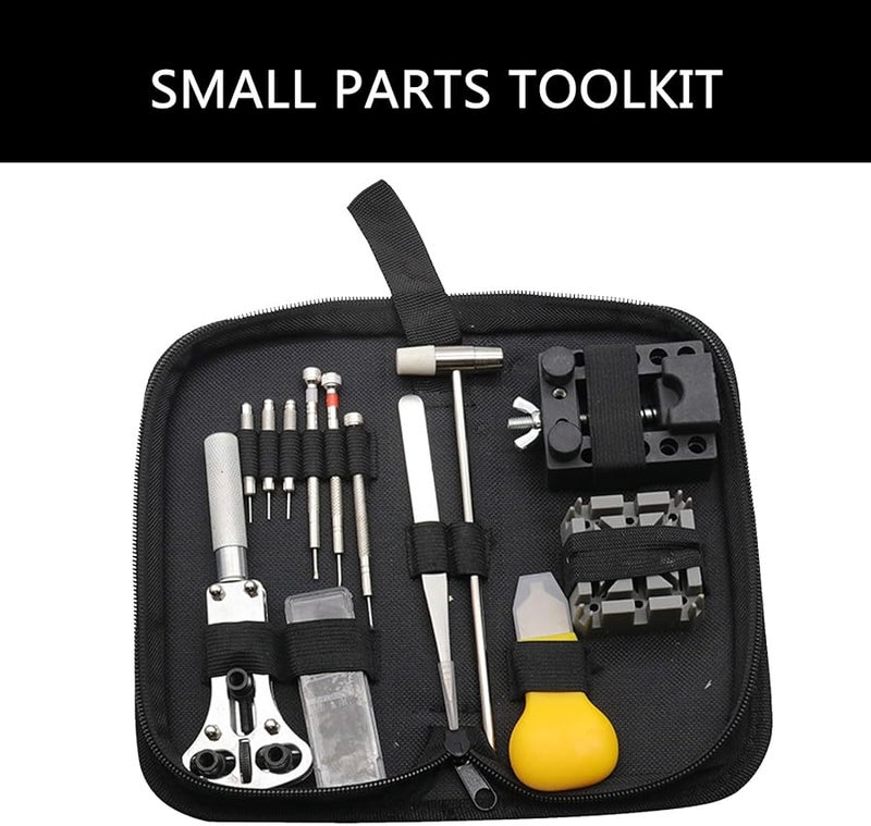 حقيبة أدوات أكسفورد مقاومة للماء السوداء، حقيبة تخزين محمولة متعددة الأغراض للأدوات المعدنية الصغيرة - Image 3