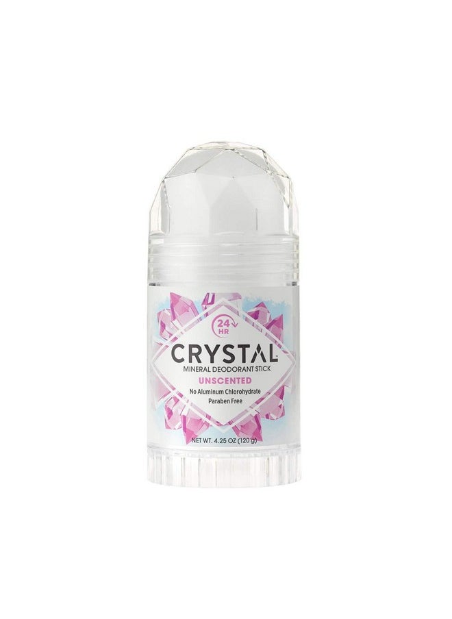 CRYSTAL ESSENCE Crystal Mineral Deodorant Stick, Unscented 4.25 Oz (Pack Of 12)  - Image 1