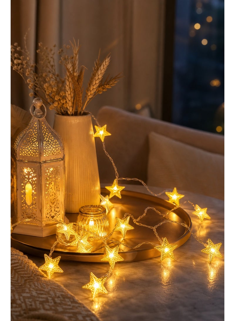 40 Fairy Lights Indoor, Bedroom Twinkle Lights, String Lights Indoor, PVC Waterproof Energy-Saving Eye-Caring Warm Soft Lamp for Ramadan & Festival, Living Room Courtyard, Young People, Mothers, Homestays, Hotels & Cafes, (60CM) - Image 2