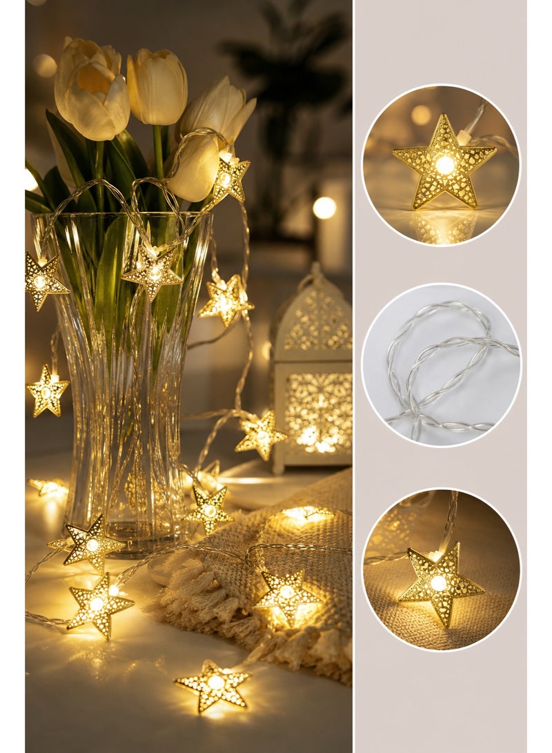40 Fairy Lights Indoor, Bedroom Twinkle Lights, String Lights Indoor, PVC Waterproof Energy-Saving Eye-Caring Warm Soft Lamp for Ramadan & Festival, Living Room Courtyard, Young People, Mothers, Homestays, Hotels & Cafes, (60CM) - Image 5