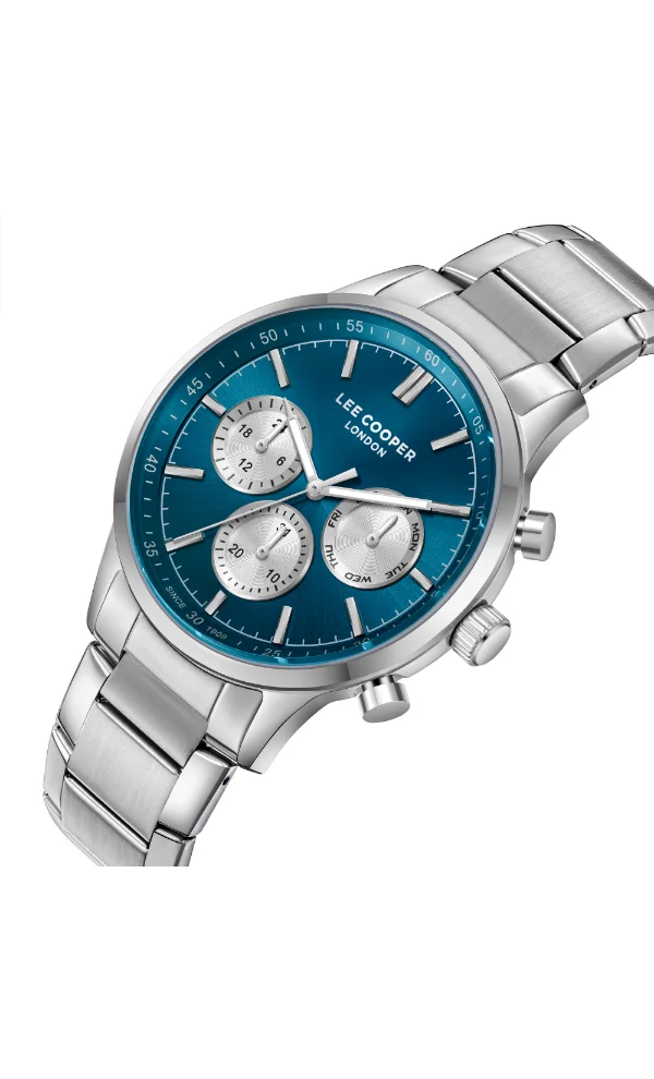 لي كوبر Men's Metal Multi Function Watch LC07998.370 - 43.5 mm