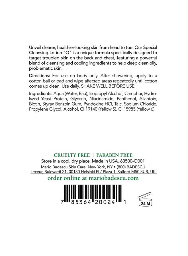 MARIO BADESCU Special Cleansing Lotion O Toner For Oily Skin Body Toner That Minimizes Pores And Evens Skin Tone Formulated With Cucumber Extract & Niacinamide 16 Fl Oz (Pack Of 1) - Image 2