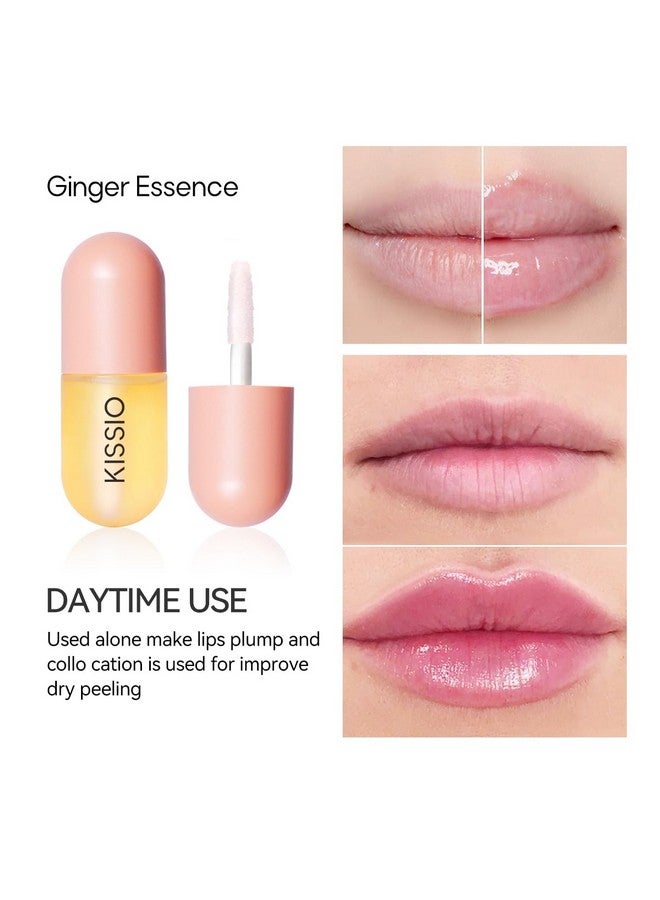 KISSIO KISSIO Lip Plumper Set,Natural Lip Plumper,Lip Care, Lip Plumper Gloss,Lip Moisturizing Beautiful,Day Ues And Night Ues Set(2PCS) - Image 3