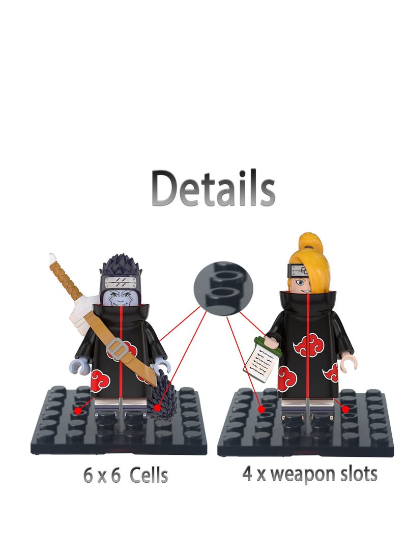 Excefore 12 PCS Minifigures Display Case, Acrylic Display Case, Action Figure Toys Storage for Lego Minifigure, Suitable for Kids and Adults Toys and Collectibles - Image 3