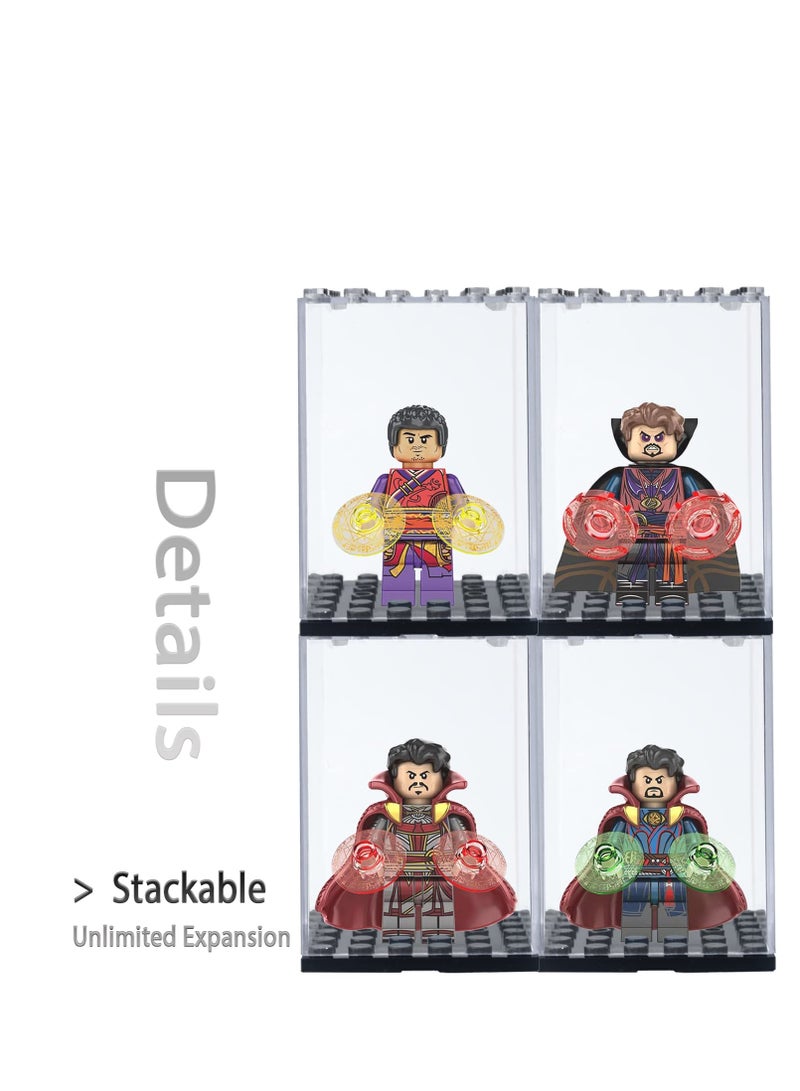 Excefore 12 PCS Minifigures Display Case, Acrylic Display Case, Action Figure Toys Storage for Lego Minifigure, Suitable for Kids and Adults Toys and Collectibles - Image 5