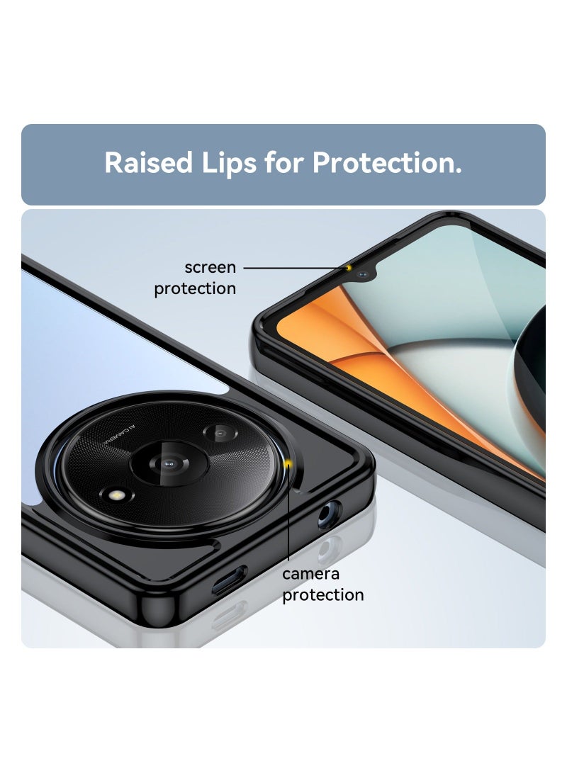 Phone case for Xiaomi Redmi A3/ Xiaomi Poco C61 Clear Back Soft TPU Shockproof Bumper Protection Cover - Image 5