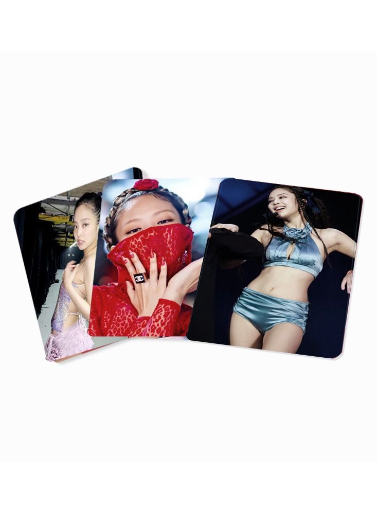 55-Piece Blackpink Coachella Music Festival Jennie Personal Photo Lomo Cards