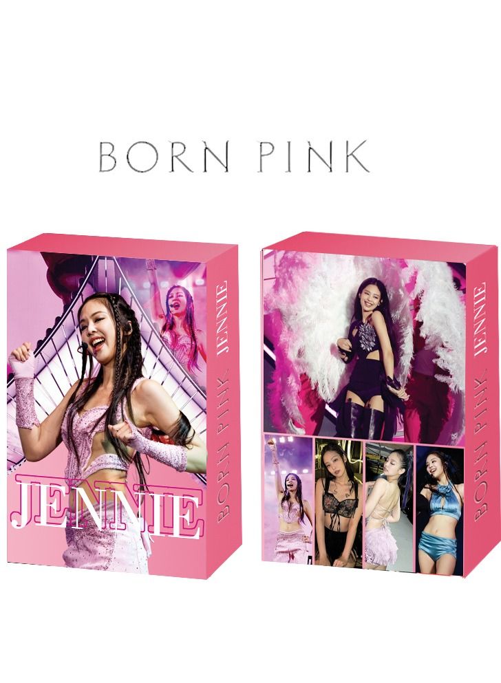 55-Piece Blackpink Coachella Music Festival Jennie Personal Photo Lomo Cards