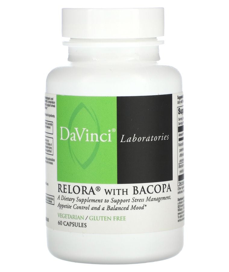 DaVinci Laboratories Relora With Bacopa 60 Capsules