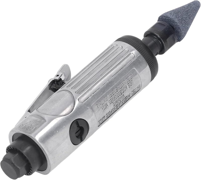 1/4in Air Die Grinder Kit, Pneumatic Die Grinder with Straight Handle, 22000 RPM Portable Polishing and Grinding Tool for Metal Wood Detail Work - Image 5