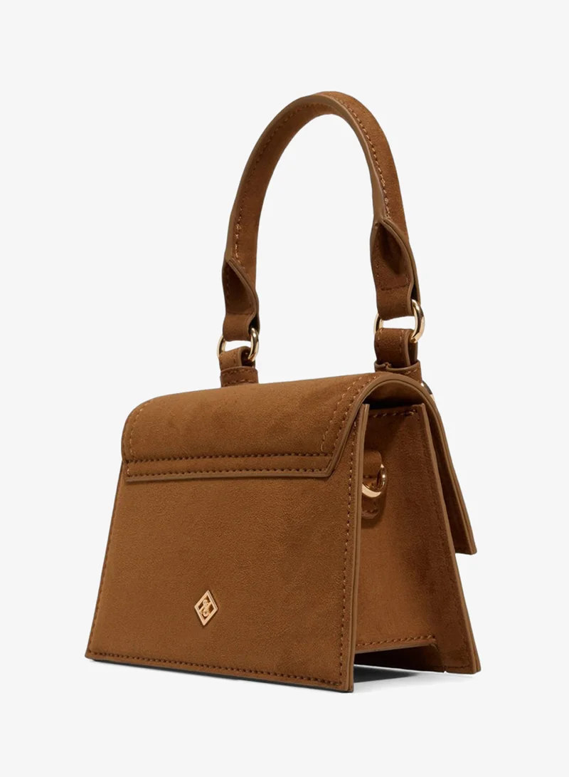 كول ات سبرنج Suede Top Handle Mini Bag