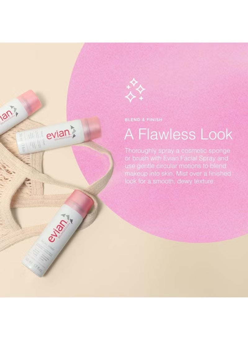 إيفيان بخاخ الوجه الطبيعي للمياه المعدنية 50 مل - Image 2