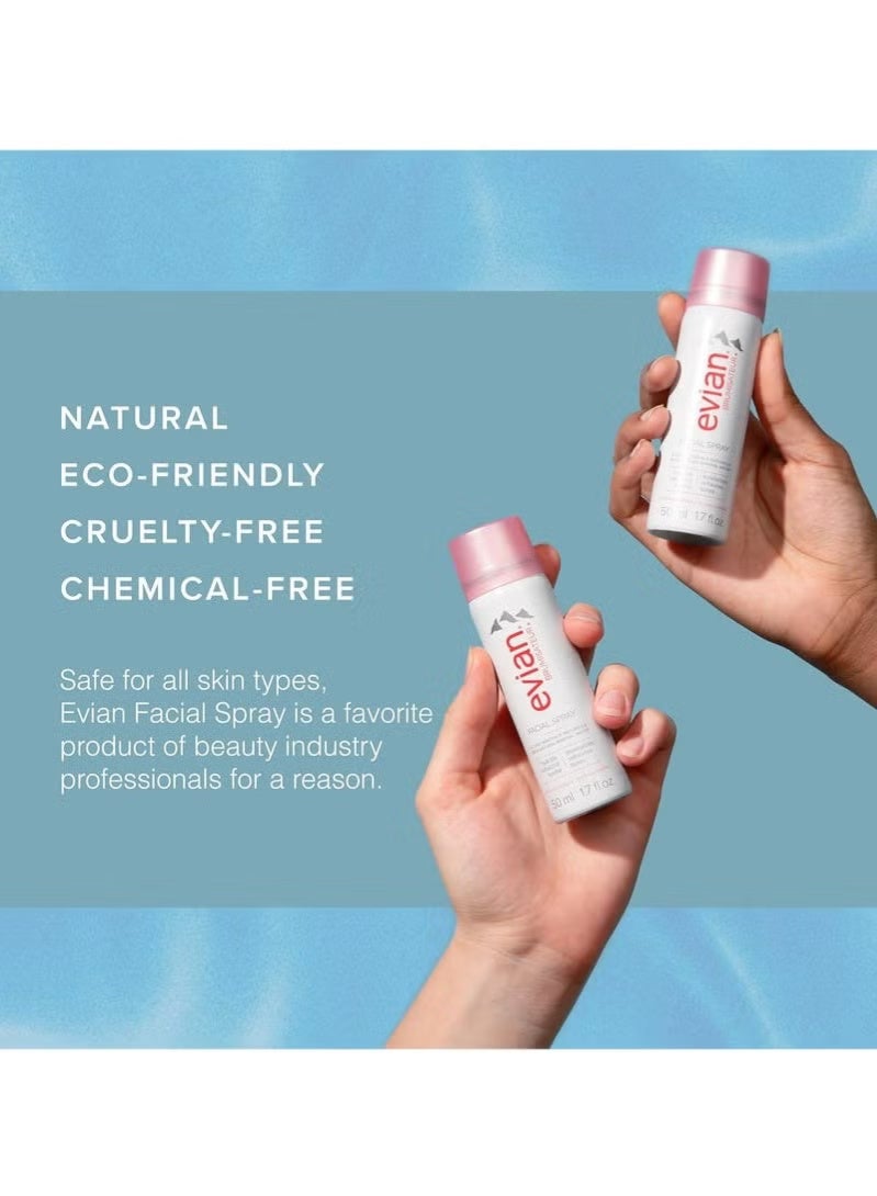 إيفيان بخاخ الوجه الطبيعي للمياه المعدنية 50 مل - Image 4