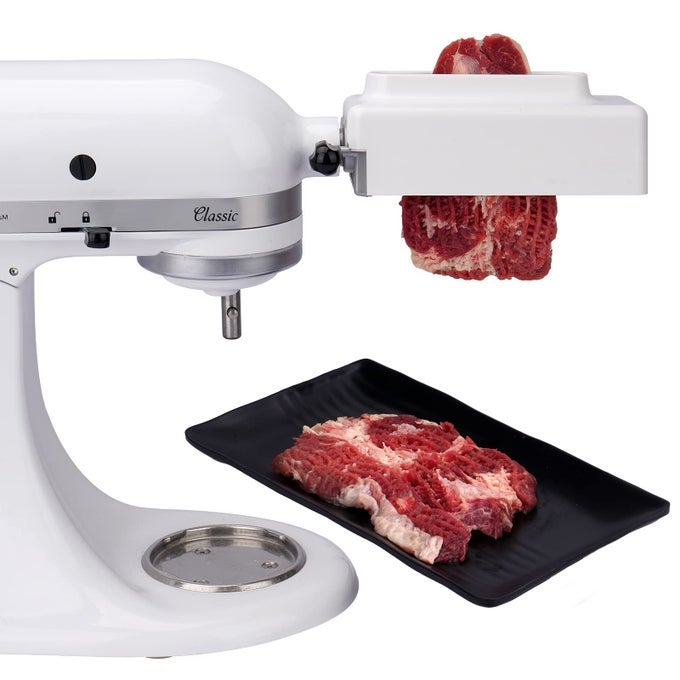 UPGRADE MEAT TENDERIZER ATTACHMENT FOR ALL KITCHENAID HOUSEHOLD STAND MIXERS MIXERS ACCESSSORIES MEAT TENDERIZERS NO MORE JAMS AND BREAK