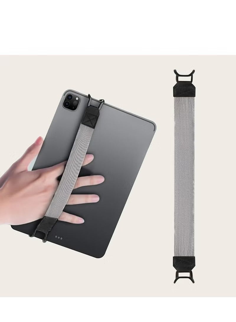 1 قطعة حزام يد أمان ، حامل أحزمة كمبيوتر لوحي عالمي - تصميم آمن مضاد للانزلاق ومضاد للسقوط - أحزمة مريحة لأجهزة iPad والأجهزة اللوحية الأخرى - مثالي للاستخدام أثناء التنقل - Image 1